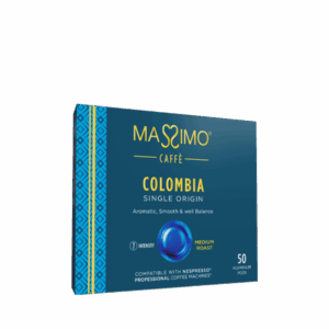 Espresso Colombia<br>100% Arabica - Medium Roast - Aluminium Coffee Pods<br><br><p style="font-size: 16px; font-family: 'Roboto', sans-serif; font-weight: 400; text-transform: none;">Aromatic, Smooth, and well Balance.</p>