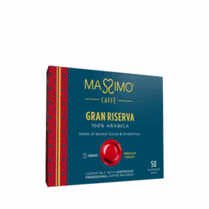 Espresso Gran Riserva <br>100% Arabica - Medium Roast - ALUMINIUM COFFEE PODS<br><br><p style="font-size: 16px; font-family: 'Roboto', sans-serif; font-weight: 400; text-transform: none;">Notes of dusts Cocoa & Dried Fruit.</p>