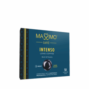 Espresso Intenso<br>Arabica & Robusta - Dark Roast - Aluminium coffee pods<br><br><p style="font-size: 16px; font-family: 'Roboto', sans-serif; font-weight: 400; text-transform: none;">Bold & Roasty</p>
