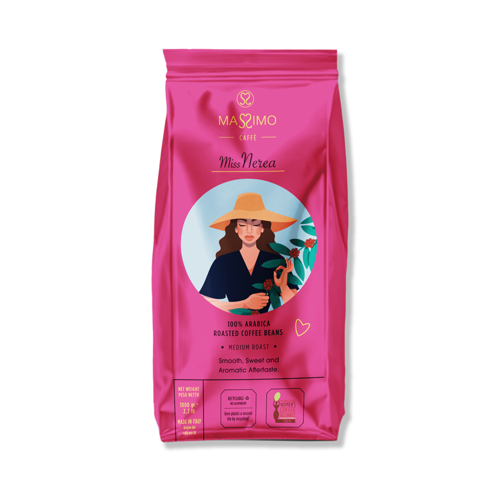 NEREA 1Kg Coffee Beans - PREMIUM 100% ARABICA<br><br><p style="font-size: 16px; font-family: 'Roboto', sans-serif; font-weight: 400; text-transform: none;">CERTIFIED IWCA</p>